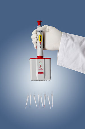 Eject the tips with multi-channel pipettes