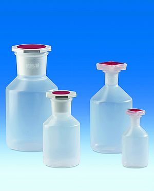 Reagent bottles, PP, with stopper - Saving and storing,&nbsp;Reagent bottles